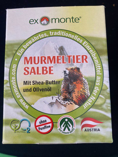 Murmeltier Salbe Exmonte 100ml.